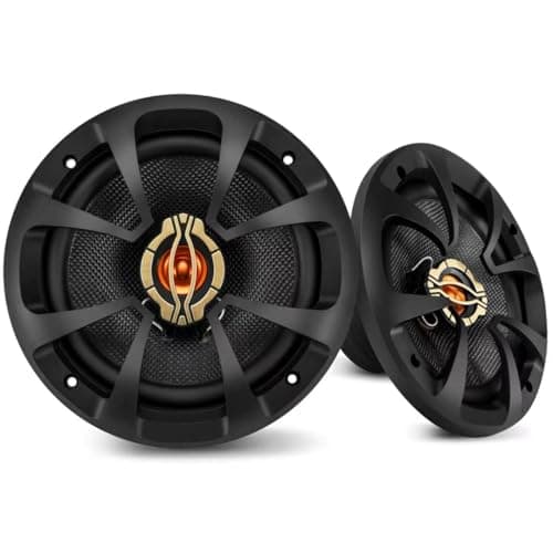 CLES ZYZ 2026 Upgraded 6.5 Inch Car Speakers, 6.5 Speakers, 800W Peak Power, 200W RMS, 4 Ohm, Car Audio Speakers with Glass Fiber Woofer & PEI Tweeters for Hi-Fi Music Experience (Pair) — image 1