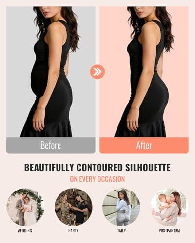 ForeverShaper Tummy Control Shapewear for Women Seamless Girdle Shapewear Shorts Mid Waist Body Shaper Thigh Slimmers view 5