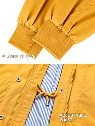 Rain Jacket Women Waterproof Long Raincoat Hooded Windbreaker S-XXL view 2