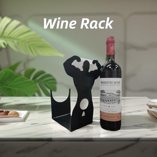 Vyrecronix Creative Wine Holder – Funny Table Centerpiece for Kitchen, Bar, and Parties – Freestanding Wine Storage Rack – Unique Gift Idea for Wine Enthusiasts view 4