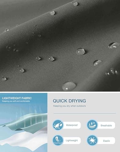 Pudolla Men's Athletic Shorts with Zipper Pockets 5"/7"/9" Lightweight Quick Dry Workout Gym Running Shorts view 6