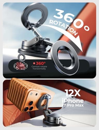 LISEN for Magsafe Car Mount, Magnetic Phone Holders for Your Car, Car Phone Holder Magnetic, Car Accessories for Women Men Ford Jeep Truck BMW, Gifts for iPhone 17 Pro Max 16 15 14 13 12 view 6