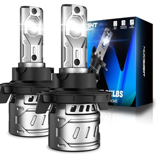 NOVSIGHT H13/9008 Bulbs Upgraded, 400% Brightness H13 Fog Bulbs, Quick Installation 9008, Pack of 2 — image 1