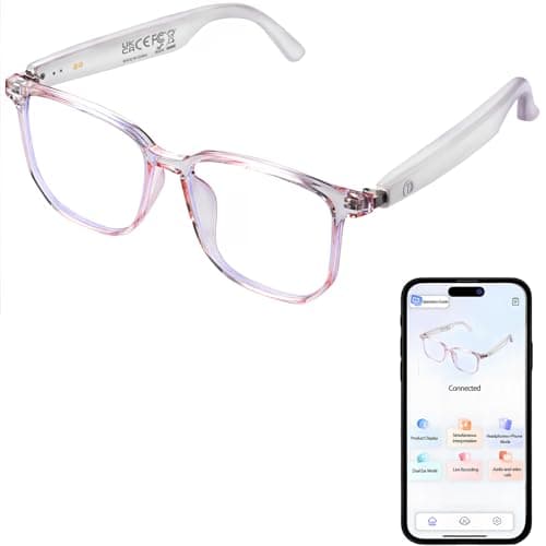 Oluote AI Translation Smart Glasses Bluetooth Headphone Glasses with 110+Translation Wireless Music&Calls Blue Light-blocking — image 1