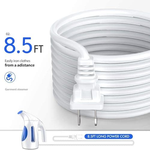 HiLIFE Steamer for Clothes, Portable Handheld Clothing Steamer, 240ml Big Capacity, 700W, Strong Power, Fabric Quick Wrinkle Remover with Brush for Home, Office(ONLY 120V) -Blue view 4