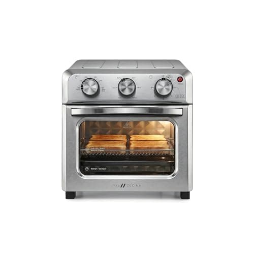 VAL CUCINA 6-in-1 Air Fryer Toaster Oven Combo, Compact 12.7 QT Small Countertop Convection Oven, Fits 9" Pizza & 4 Toast, Hexagon Hybrid Heating, Enamel Baking Pan — image 1