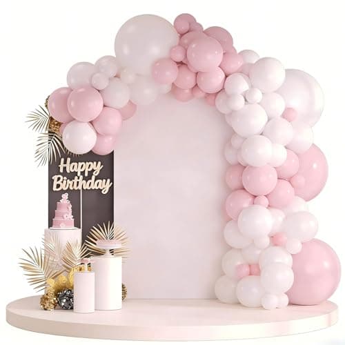 Spring Balloon Garland Arch Kit 160Pcs Pink White Latex Balloons for Baby in Bloom Baby Shower Wedding Bridal Shower Anniversary Birthday Party Decorations view 4