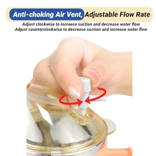 DegoCython 4 in 1 Adult Sippy Cup for Elderly Spill Proof, Transition Sippy Cup with 2 Interchangeable Lids, Easy-Grip Handle for Adults, Disabled Patients, Great for Water/Coffee/Soup (12oz/350ml) view 5