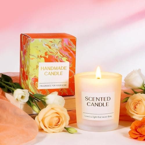 Birthday Gifts for Women, Mothers Day Gifts, Appreciation Gift Teacher & Nurse Get Well Soon Spa Retirement Gift Basket with Flannel Blanket for Mom, Grandma, Sister, Wife, Girlfriend, (orange) view 7