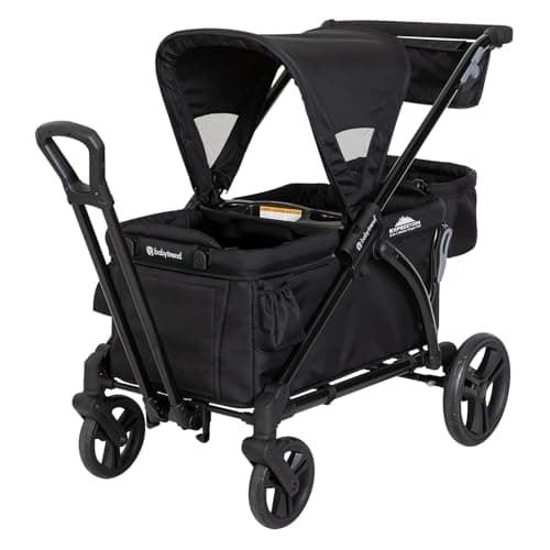 Baby Trend Expedition 2-in-1 Stroller Wagon Plus, Ultra Black