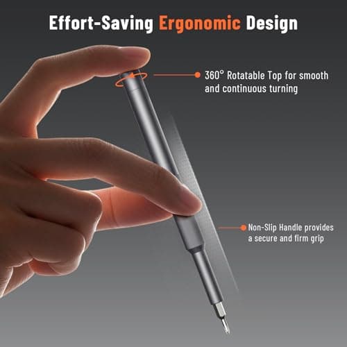 KATERK 80-in-1 Mini Screwdriver Set - Precision Small Magnetic Screwdriver Set Repair Tool Kit for Phone, Computer, Watch, Laptop, Macbook, Ring Doorbell, Eyeglass, Electronic, Screw Driver view 5