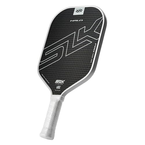 Selkirk Sport SLK Halo Pro MAX Pickleball Paddle | Raw Carbon Fiber Pickleball Paddles with a Rev-Core Power Polymer Core | Designed for Ultimate Spin & Power | Black