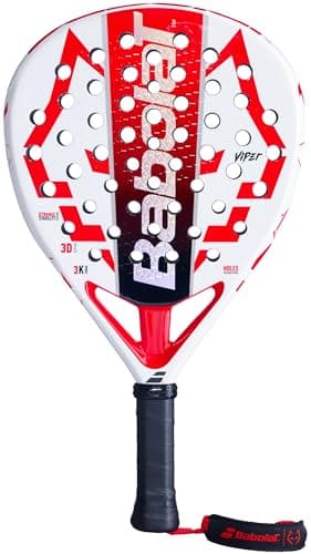Babolat Technical Viper Juan Lebron Padel Racket (White/Red)