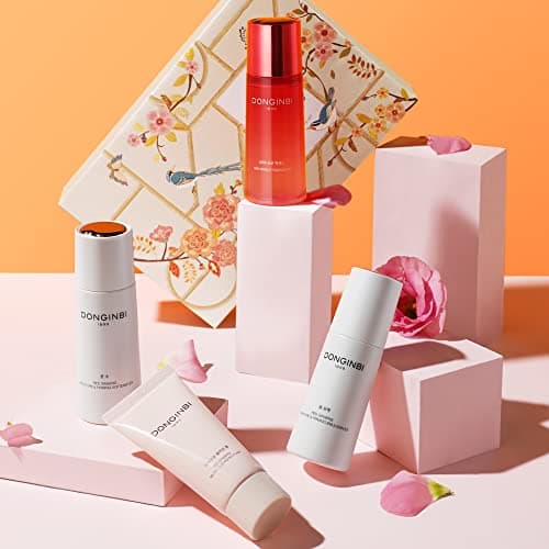 Donginbi Red Ginseng Essential Skin Care Set | Korean Skin Care Gift Set | Firming Moisturizer(1.69 fl oz) | Hydrating Toner(2.37 fl oz) | Essence(2.37 fl oz) | Pore Cleaner(1.69 fl oz) | Glass Skin view 6