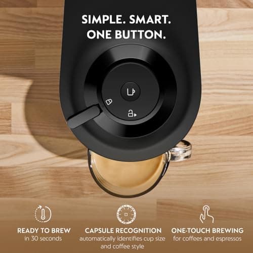 Nespresso Vertuo Pop+ Coffee and Espresso Machine by De'Longhi, Liquorice Black view 3