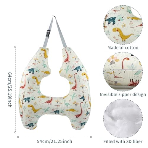 Car Pillow for Kids,H-Shape Travel Pillow for Child Sleeping Neck Shoulder Support Car Seat Pillow A Sleeping Artifact Suitable for Road Trips of Adults and Children Travel Pillow for Kids view 2