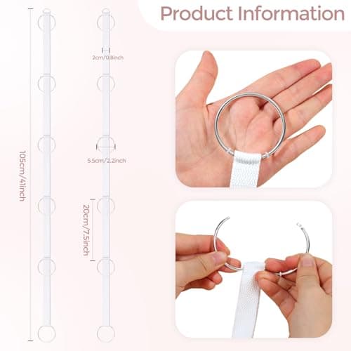 POVETIRE 3PCS Baby Headband Holder Hairbands Organizer, Hanging Bow Organizer for Girls, Hair Accessories Organizer Display Wall for Newborn Infant Toddler Kids Nursery Room Decor view 3