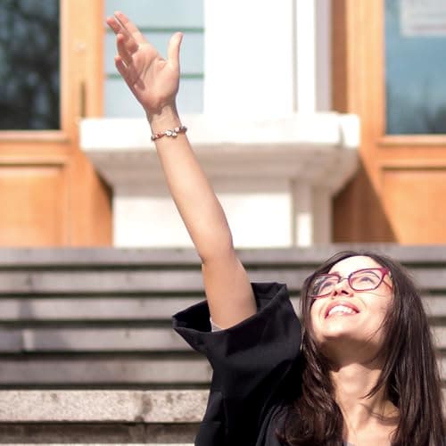 Sistble 2026 Graduation Gifts Class of 2026 Gifts A-Z Initial Graduation Bracelets for Her College High School 8th 6th 5th Grade Graduation Gifts Graduation Cap Decorations Inspirational Jewelry view 3