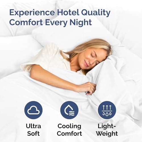 Queen Pillow Cases Set of 2 - Ultra Soft Hotel Quality Pillowcase Covers - Comfy, Cozy & Wrinkle Free - Shrinkage, Stain and Fade Resistant - Machine Washable Pillow Protectors - 2 Piece Set - White view 3