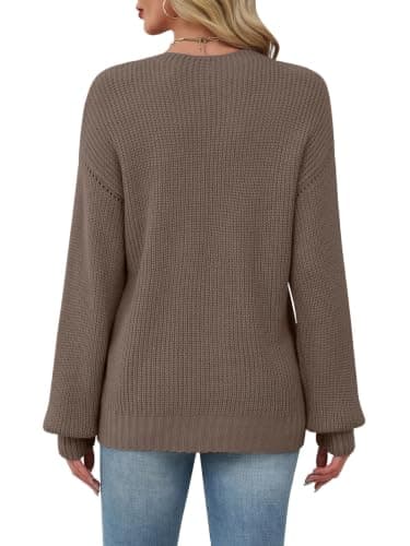 Lylinan Womens Sweaters Long Sleeve Sweatshirts for Women Fall Fashion Tops Trendy Outfits Laides Tunics S-XXL view 4