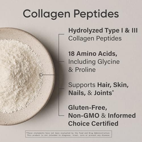 Sports Research Collagen Peptides - Hydrolyzed Type 1 & 3 Collagen Powder Protein Supplement for Healthy Skin, Nails, & Joints - Easy Mixing Vital Nutrients & Proteins, Collagen for Women & Men view 4