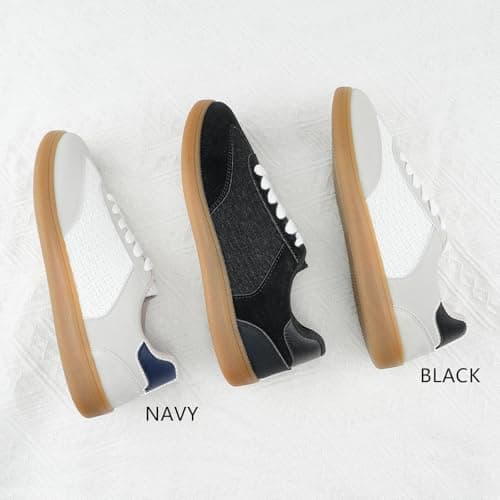 JENN ARDOR Womens Retro Fashion Sneakers Casual Walking Shoes Classic Non-Slip Comfort Dress Skate Shoes view 6