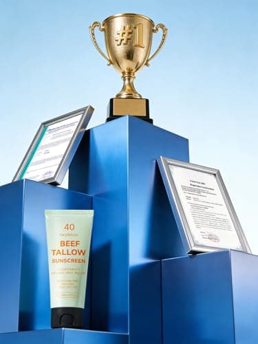 Beef Tallow Reef Safe Sunscreen SPF 40 for Face, Travel Size Natural Organic Non-Greasy Lightweight Formula For Women & Men, Summer Outdoor Sports Beach Home Office Daily Use, 2.46 OZ view 5