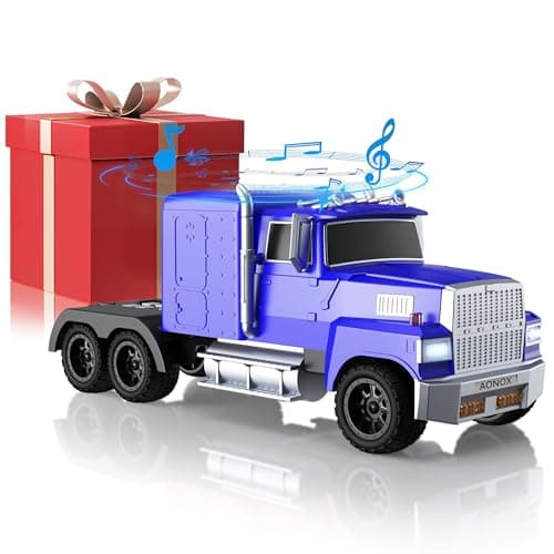 AONOX Cybertruck Bluetooth Speaker, Mini Bluetooth Car Speaker with LED Lights, FM Radio, USB TF Card, TWS Stereo Sound, for Desk Gaming Outdoor, Gift for Car Lovers — image 1