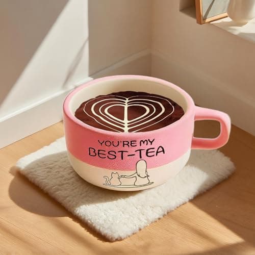 MOYMO Cute Cat Beds Kitten Beds, Soft Small Dog Beds, Washable Pet Beds for Puppy and Kitty, Funny Coffee Cup Shape, 20 Inch view 3