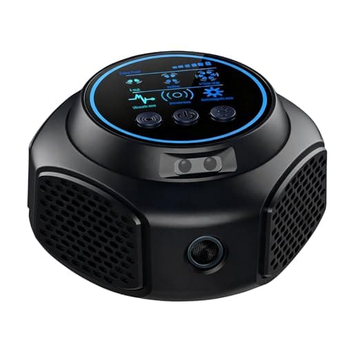 Ultrasonic Mouse Repellent Pest Control Repeller, Mouse Traps for Rodent, Mice, Ant, Rat, Squirrel, Bug, Roach, Bat, Rat ＆ Mice Repellent Device for House Plug in Indoor for Home 1Pack Black