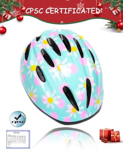 Girl Bike Helmet, Pink, Ages 3-10 Years Adjustable, Multi-Sport view 5