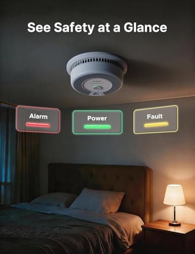 X-Sense Smoke & Carbon Monoxide Alarm, SC06, 5-Pack | 10-Year Sealed Battery (Not Hardwired), 2-in-1 smoke & CO detection, Easy Installation, UL 217 & UL 2034 Certified view 4