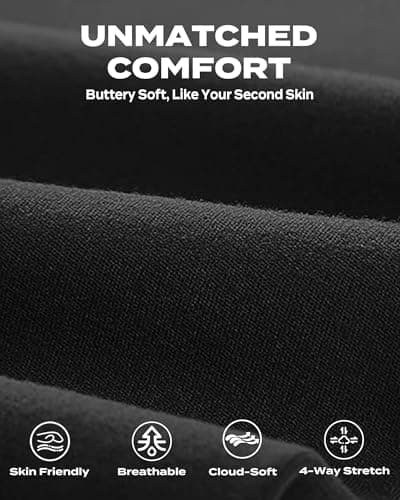 TNNZEET Capri Leggings for Women - Yoga Pants Tummy Control Black Leggings with Pockets High Waisted Workout Cycling Leggings view 3