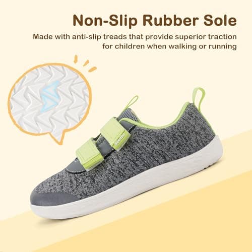 Stelle Toddler Wide Toe Box Barefoot Shoes Kids Sneakers for Boys Girls Zero Drop Minimalist Breathable Lightweight Non Slip Walking Running Shoes view 6