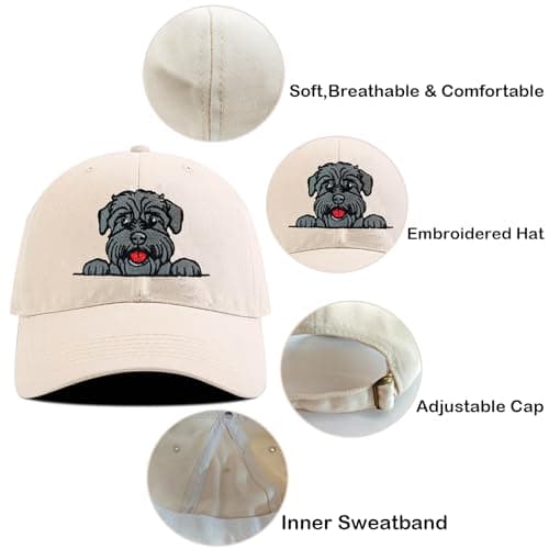 EXFAI Embroidered Hat Adjustable Baseball Cap, Dog Gifts for Dog Lovers, Funny Gifts for Women Men view 3