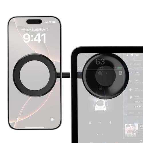 YIUS Magnetic Car Phone Holder for Magsafe [78+LBS Strongest Suction & 2400gf Magnetic] 360° Adjustable Phone Mount, Car Accessories for Tesla for iPhone 17 Pro Max 16 15 14 13 12 Air Plus — image 1