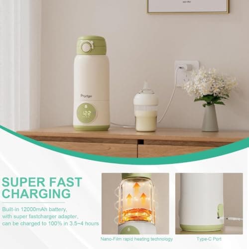Portable Bottle Warmer for Travel, on The go for Formula, Breastmilk view 5