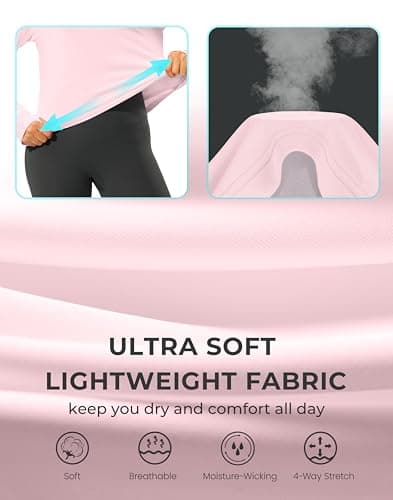 G Gradual Long Sleeve Workout Tops for Women Quick Dry Lightweight Running Athletic Shirts with Zip Pocket Moisture Wicking view 6