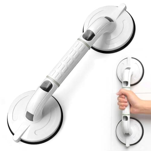 Upgraded Version Grab Bars for Bathtubs and Showers Suction Grab Bar, Heavy Duty Safety Shower Grab Bars for Seniors and Elderly, Handicap Bars for Bathroom Waterproof — image 1