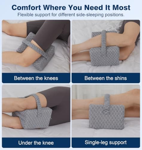 UJPFEO Knee Pillow for Side Sleepers view 4