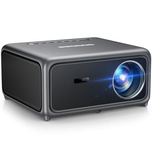 GooDee 4K Smart Projector with WiFi 6 & Bluetooth - UHD Movie Projector, ToF Auto Focus & Keystone, MEMC, Built-in Streaming Apps, Dolby Audio Home Theater for Outdoor Movie Night & Bedroom Cinema — image 1