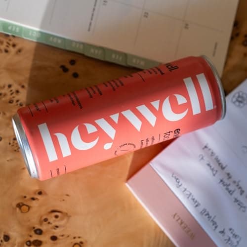 Heywell Sparkling Adaptogenic Water Energy and Focus, Strawberry Lemon Flavor 12 Fluid Ounce (Pack of 12) - Caffeinated, Organic, Non GMO, Vegan, Gluten Free, Dairy Free view 6