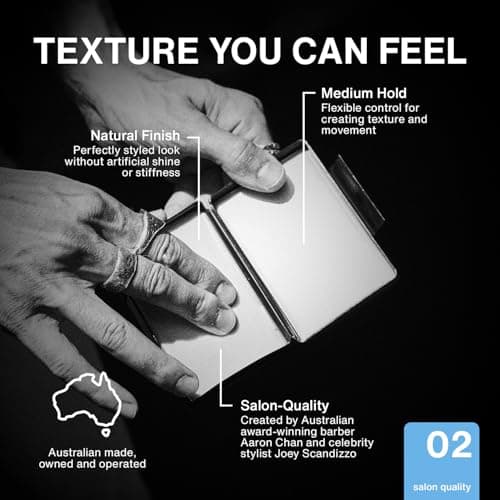 Kings Domain Melbourne Shaping Fibre | Hair Paste for Men | Medium Hold Styling Paste | Adds Natural Movement & Texture view 4