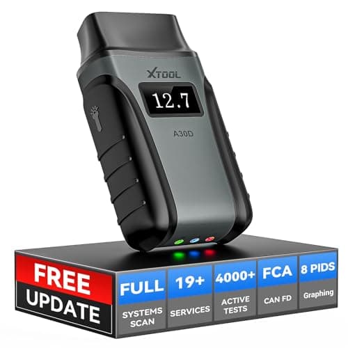 XTOOL A30D Bidirectional OBD2 Scanner Diagnostic Tool All System & 19 Reset | Lifetime Update Scan Tool Wireless for iPhone & Android,Crank Sensor EPB Throttle Relearn,ABS SRS Transmission,FCA & CAN FD — image 1