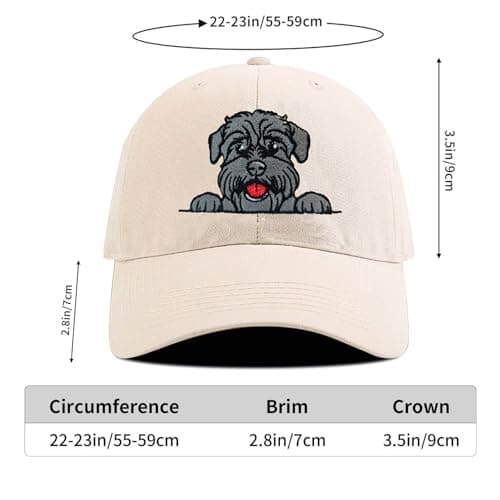 EXFAI Embroidered Hat Adjustable Baseball Cap, Dog Gifts for Dog Lovers, Funny Gifts for Women Men view 2