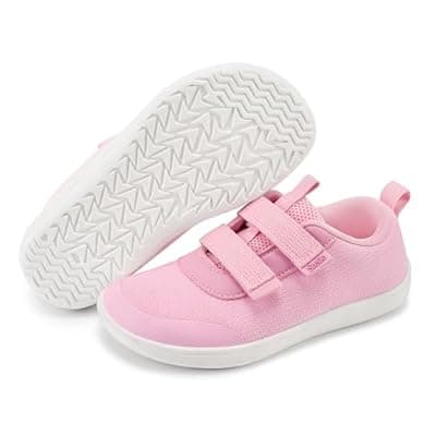 Stelle Toddler Wide Toe Box Barefoot Shoes Kids Sneakers for Boys Girls Zero Drop Minimalist Breathable Lightweight Non Slip Walking Running Shoes