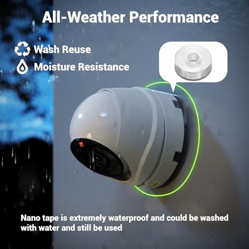 dosun Double Sided Tape Heavy Duty(4 Rolls, Total 40 FT), Sided Nano Tape, Strong Double Sided Tape for Walls, Used for Carpet, Poster, Picture Hanging, Outdoor Multifunctional Mounting Tape view 3