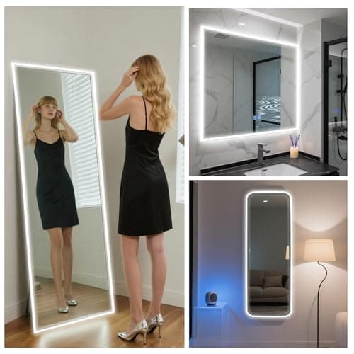 XINGZHI Vanity Mirror Lights, 13FT White LED Light Strip with Button Control & Dimming, USB Powered Makeup Lighting for Vanity Table, Bathroom & Bedroom Mirror Lights Stick on(Mirror Not Included) view 6
