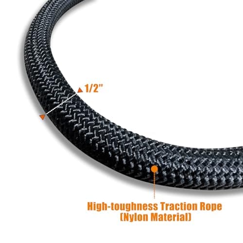 4.92FT Nylon Dog Leash，Multi Functional Crossbody Explosion-Proof Punch,Comfortable pad Handle,Suitable for Dog Sheds for Large Dogs Heavy Duty. view 4