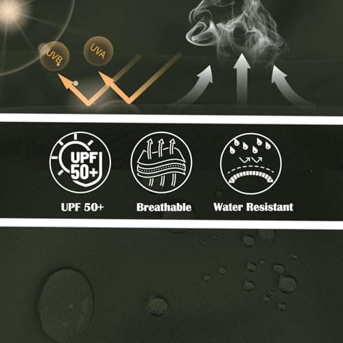 Hiking Pants Women UPF 50+ Cargo Quick Dry Water Resistant Elastic Waist 4 Pockets Lightweight Travel Work Casual Running view 6